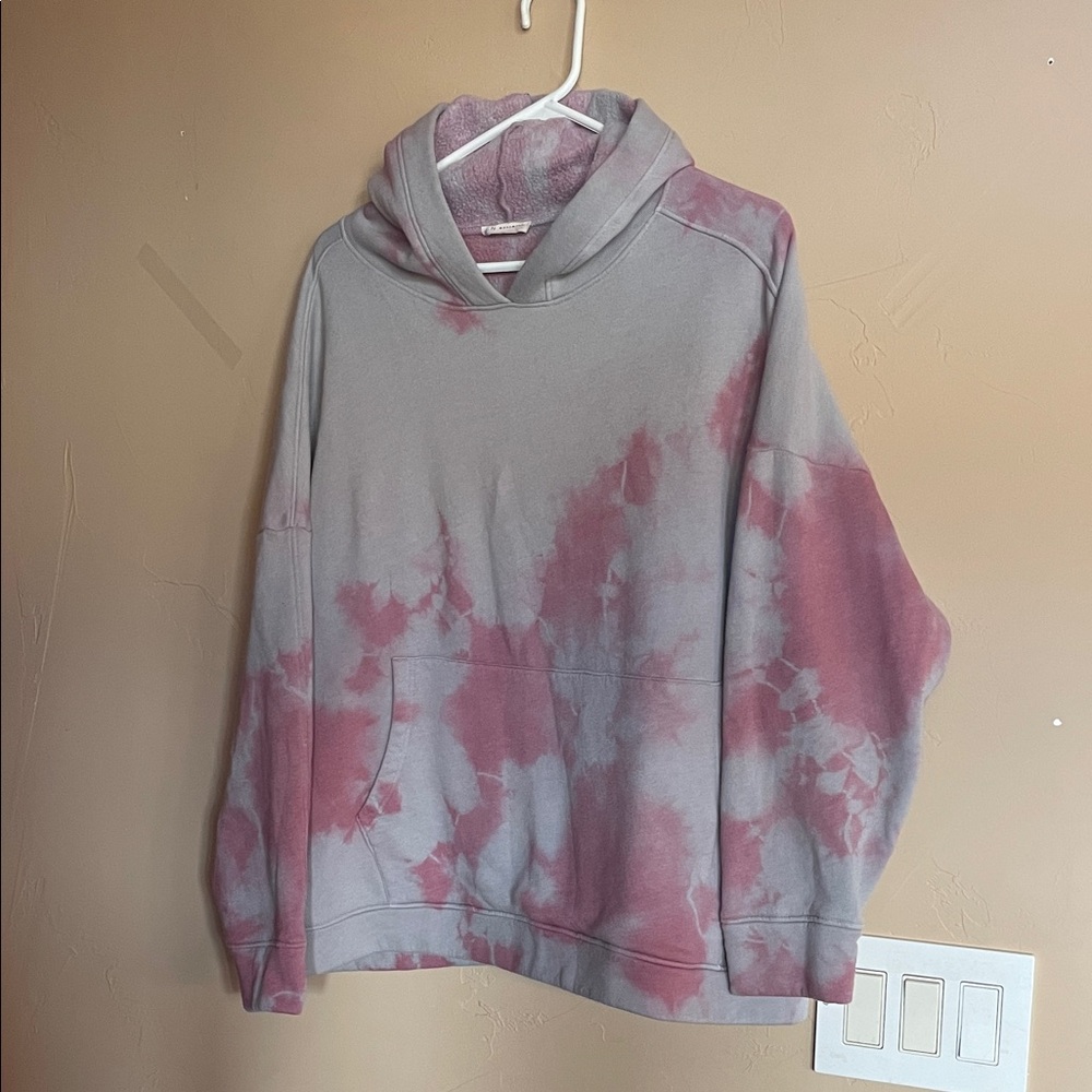 FREE PEOPLE - Soft Blush SzL 
Ti- Dye Hoodie- great deal.